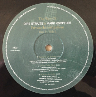 Виниловая пластинка Dire Straits & Mark Knopfler - Private Investigations (The Best Of) (2 LP)