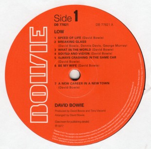 David Bowie - Low  (LP)