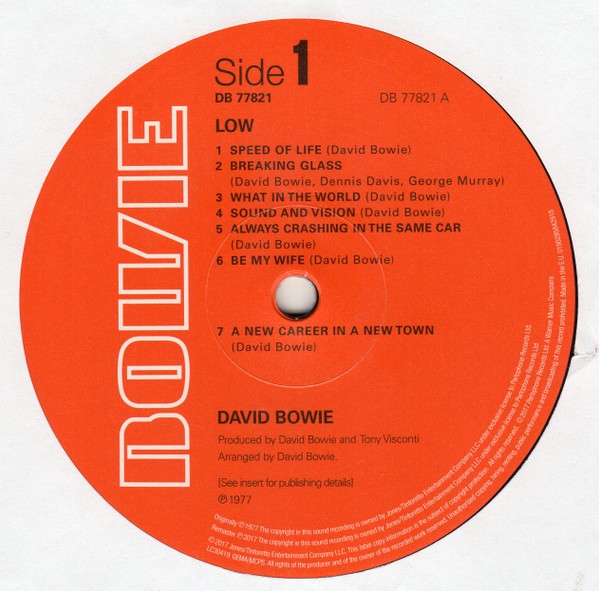 David Bowie - Low (LP)