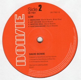 David Bowie - Low  (LP)