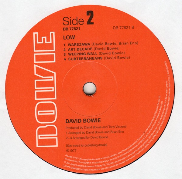 David Bowie - Low (LP)