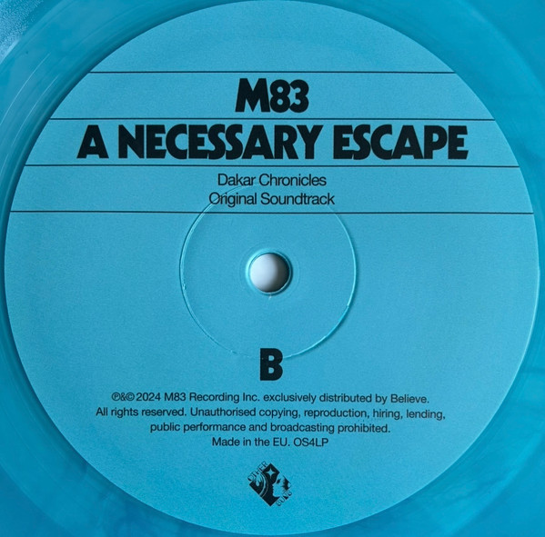 M83 – A Necessary Escape (Dakar Chronicles Original Soundtrack) (color) (LP)