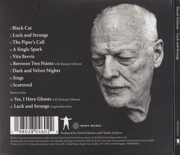 David Gilmour – Luck And Strange (CD)