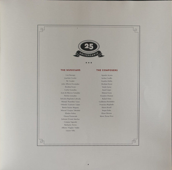 Buena Vista Social Club – Buena Vista Social Club (25th Anniversary Edit) (2LP)