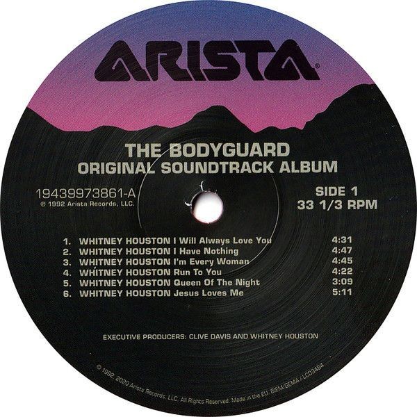 Виниловая пластинка Whitney Houston - The Bodyguard (Сборник) (Soundtrack) (color) (LP)