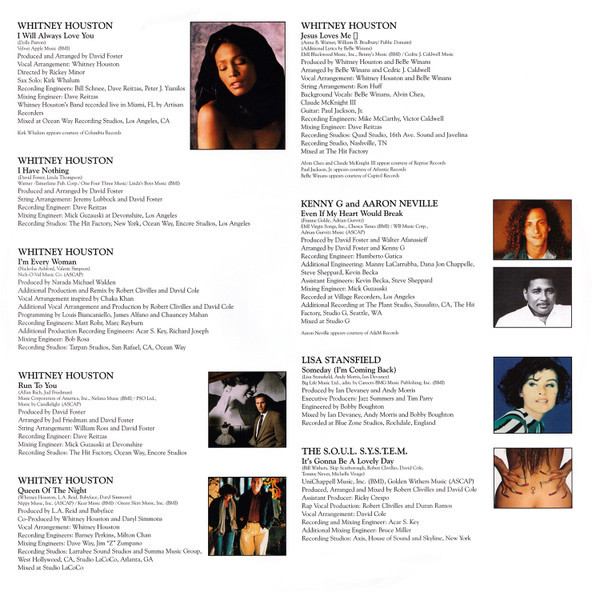 Виниловая пластинка Whitney Houston - The Bodyguard (Сборник) (Soundtrack) (color) (LP)