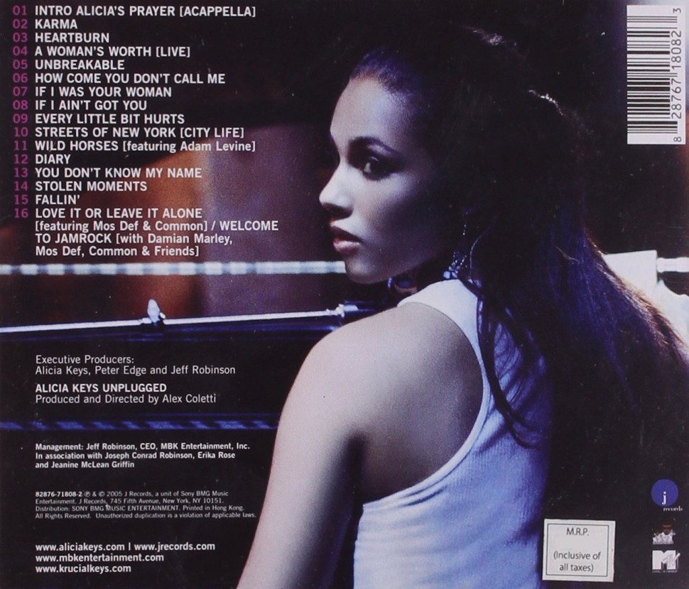 Alicia Keys – Unplugged (CD)