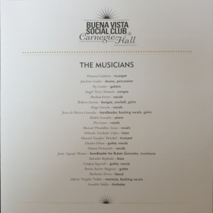 Buena Vista Social Club – Buena Vista Social Club At Carnegie Hall (2LP)