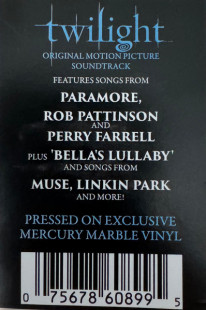Сумерки / Twilight (Motion Picture Soundtrack) (CoLoR) (LP)