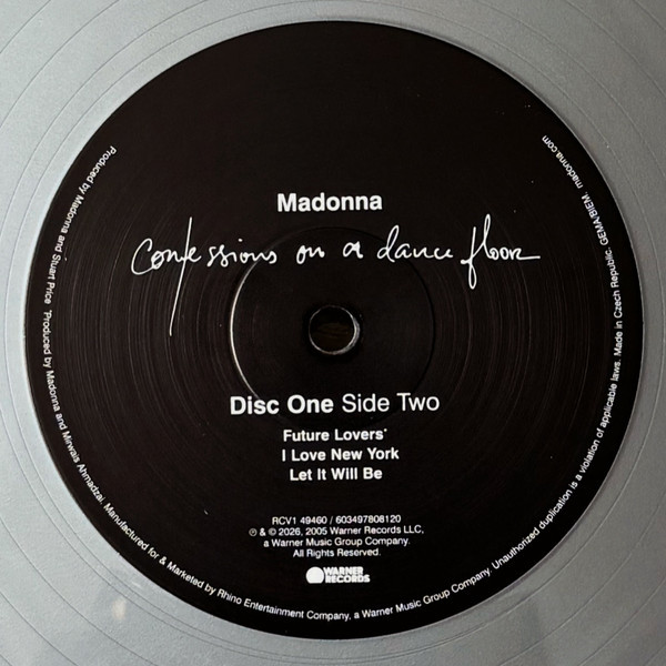 Виниловая пластинка Madonna - Confession On The Dance Floor (Colored) (2LP)