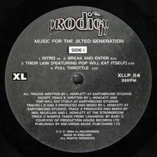 Prodigy - Music For The Jilted Generation (2 LP)
