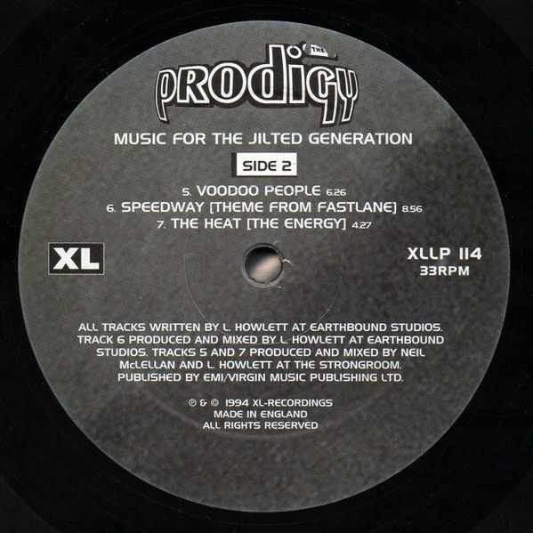 Prodigy - Music For The Jilted Generation (2 LP)