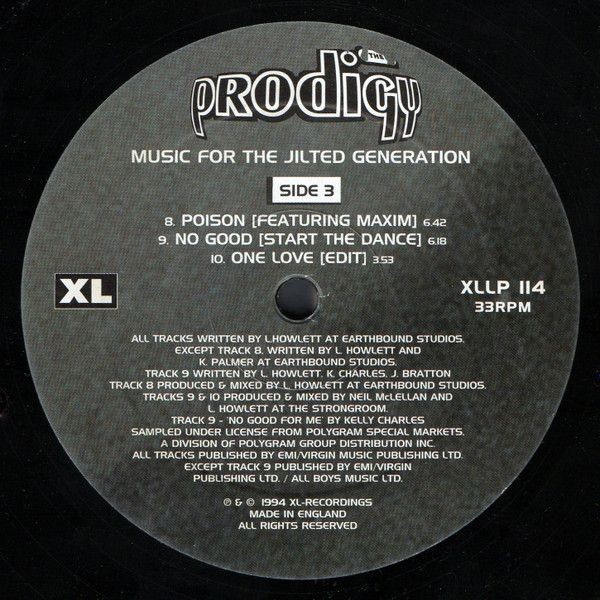 Prodigy - Music For The Jilted Generation (2 LP)
