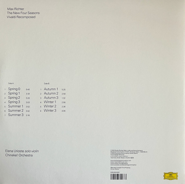 Max Richter - New Four Seasons - Vivaldi Recomposed (LP)