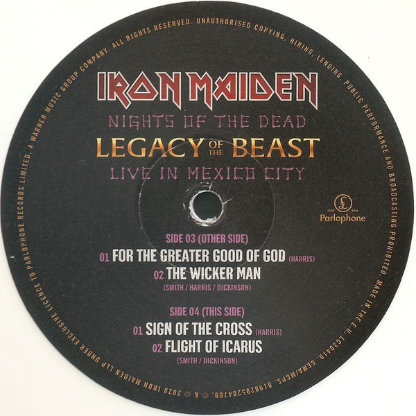 Iron Maiden - Nights Of The Dead, Legacy Of The Beast: Live In Mexico City (color) (3LP)