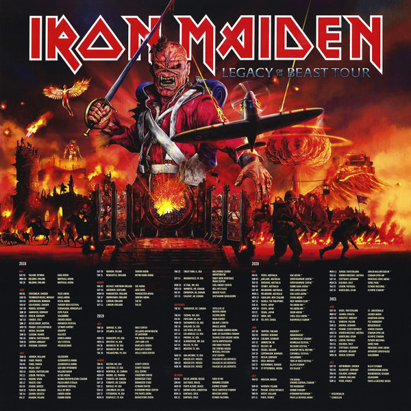Iron Maiden - Nights Of The Dead, Legacy Of The Beast: Live In Mexico City (color) (3LP)