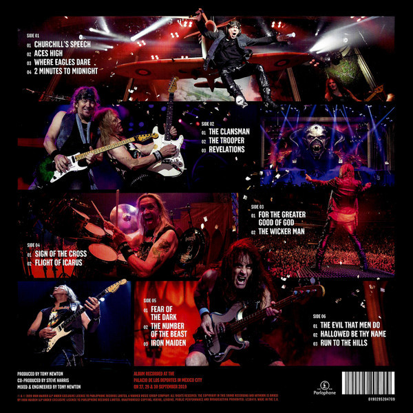 Iron Maiden - Nights Of The Dead, Legacy Of The Beast: Live In Mexico City (color) (3LP)