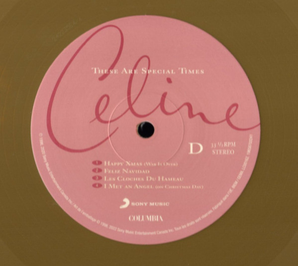 Celine Dion - These Are Special Times (Limited Edit) (color) (2LP)