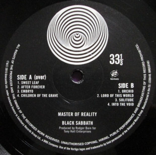 Black Sabbath - Master Of Reality (LP)