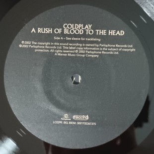 Coldplay - A Rush Of Blood To The Head (LP)