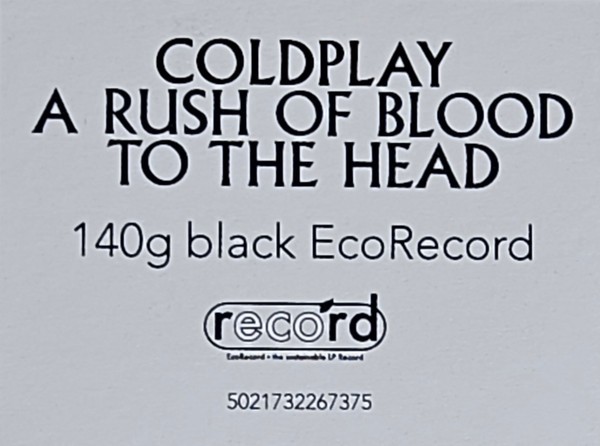 Coldplay - A Rush Of Blood To The Head (LP)
