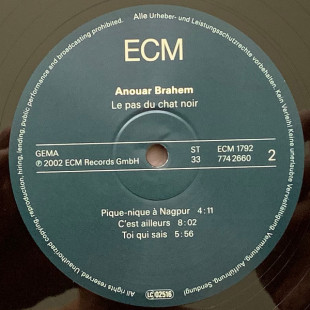 Anouar Brahem - Le Pas Du Chat Noir (2LP)