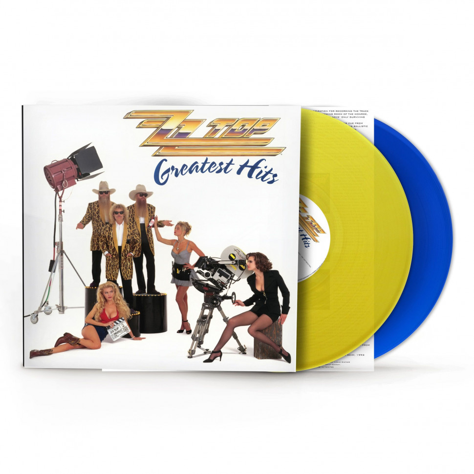Виниловая пластинка  ZZ Top - Greatest Hits (Limited Edit) (Translucent Yellow & Blue) (2LP) 