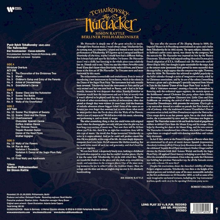 Виниловая пластинка Чайковский / Simon Rattle - Щелкунчик (2LP)