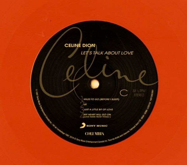 Celine Dion - Let's Talk About Love (limited edit) (25th anniversary) (color) (2LP)