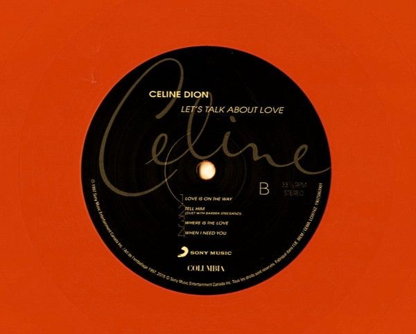 Celine Dion - Let's Talk About Love (limited edit) (25th anniversary) (color) (2LP)