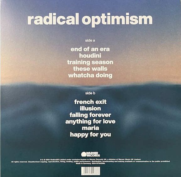 Dua Lipa - Radical Optimism (Cobalt cOLOr Blue) (LP)