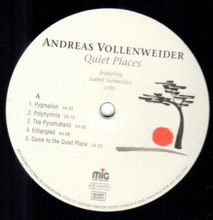  Andreas Vollenweider Featuring Isabel Gehweiler – Quiet Places(LP)