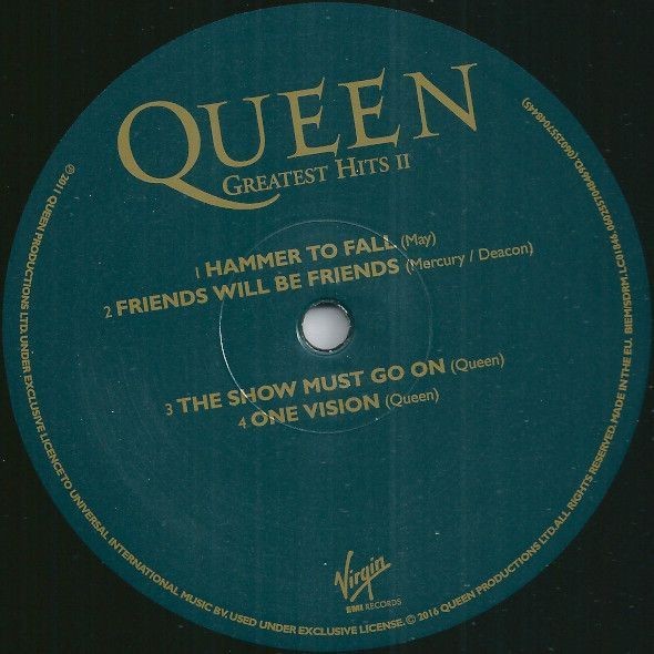 Виниловая пластинка Queen - Greatest Hits II (2 LP)