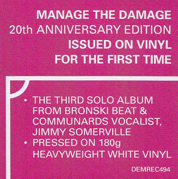 Jimmy Somerville - Manage The Damage (color) (LP)