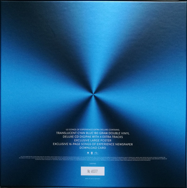 U2 - Songs Of Experience (Extra Deluxe Edition) (2LP+CD)
