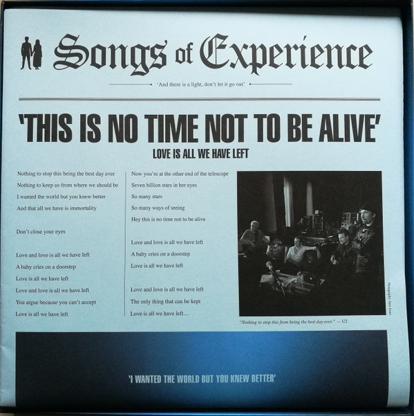 U2 - Songs Of Experience (Extra Deluxe Edition) (2LP+CD)