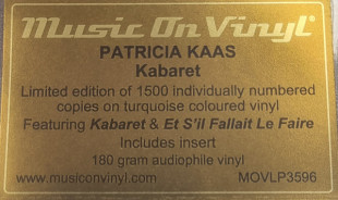 Patricia Kaas - Kabaret (Limited Edit) (Numbered) (color) (LP)