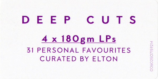 Elton John - Deep Cuts (4 LP)