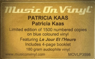 Patricia Kaas - Patricia Kaas (Limited Edit) (Numbered) (color)(LP)
