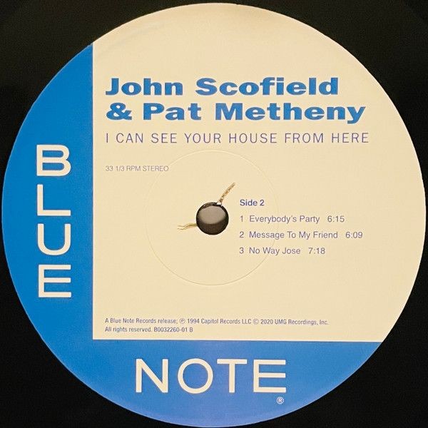 John Scofield, Pat Metheny. I Can See Your House From Here (2LP)