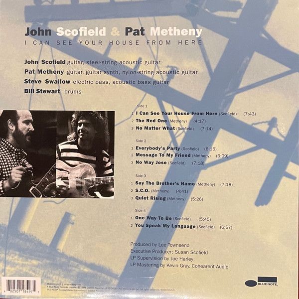 John Scofield, Pat Metheny. I Can See Your House From Here (2LP)