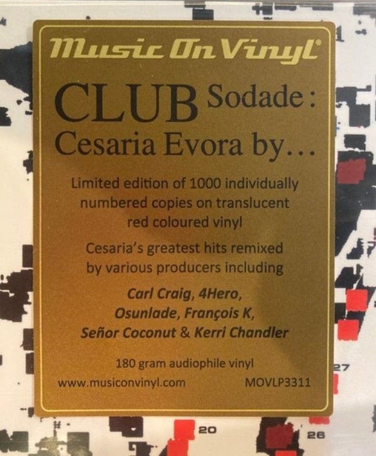 Cesaria Evora Club Sodade: Cesaria Evora By... (color)(2LP)
