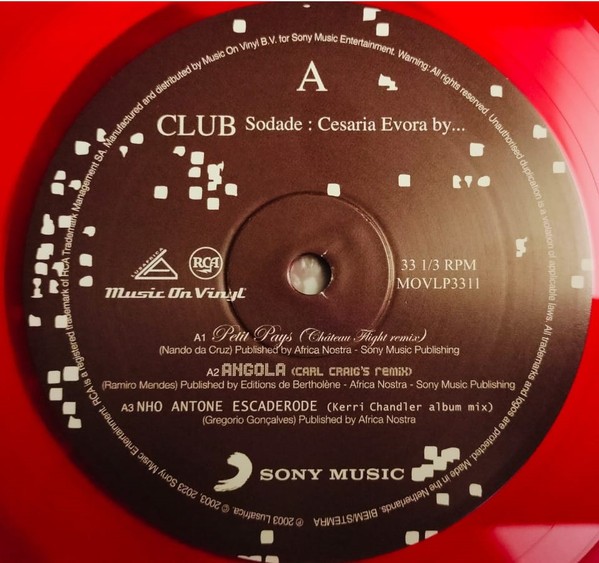 Cesaria Evora Club Sodade: Cesaria Evora By... (color)(2LP)