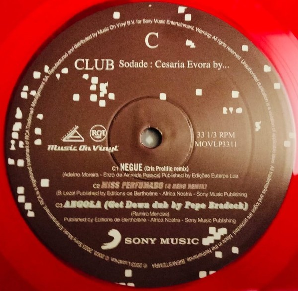 Cesaria Evora Club Sodade: Cesaria Evora By... (color)(2LP)