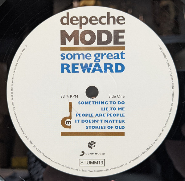 Depeche Mode - Some Great Reward (LP)