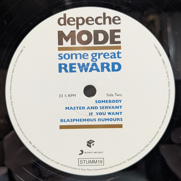 Depeche Mode - Some Great Reward (LP)