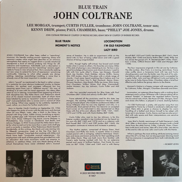 John Coltrane - BLUE TRAIN (BLUE VINYL) (LP)