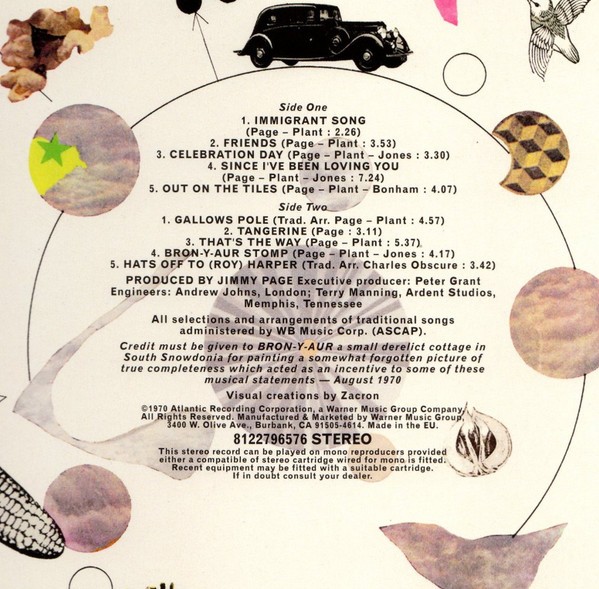 Led Zeppelin - Led Zeppelin III (LP)