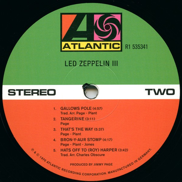 Led Zeppelin - Led Zeppelin III (LP)