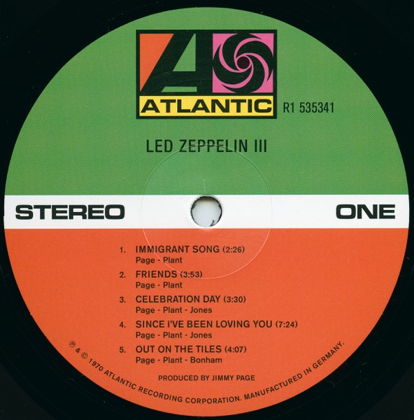 Led Zeppelin - Led Zeppelin III (LP)